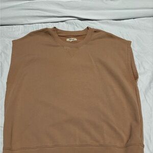Madewell Brown Crewneck Sweater shirt